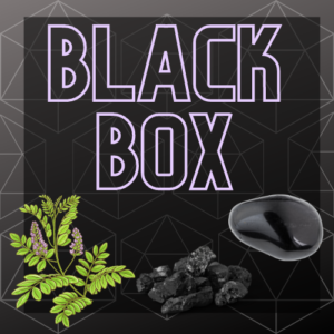 Box Janvier- Précommande La Black Box (Obsidienne, Réglisse, Charbon) FERMÉE